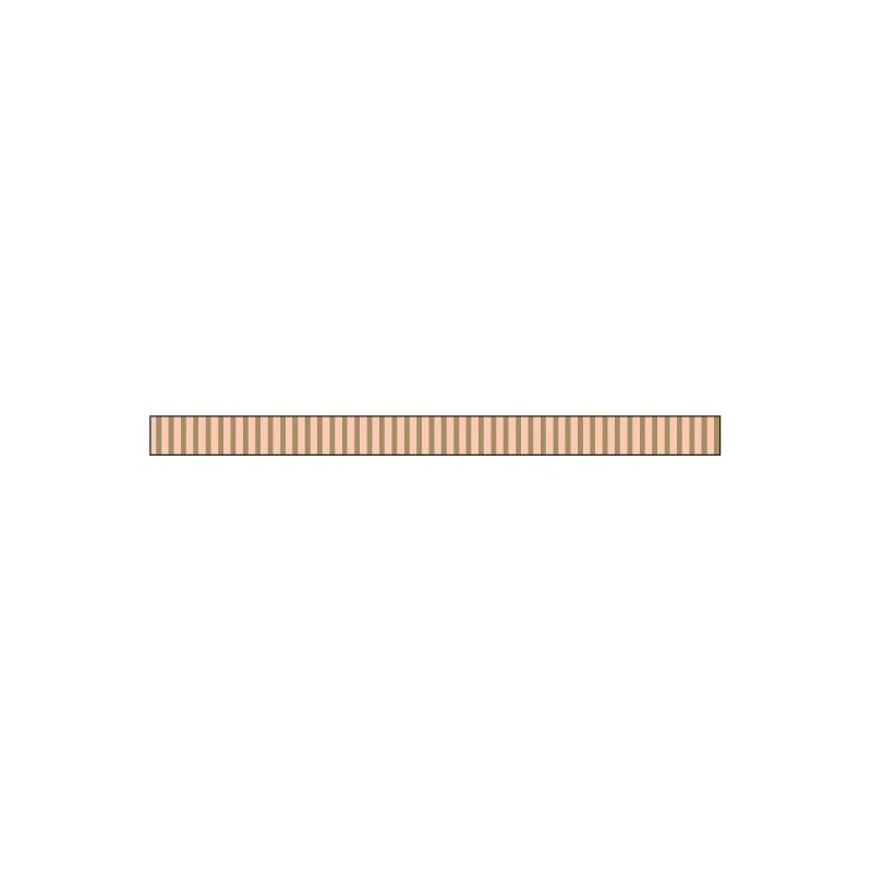 Foil Tape - Gold Grosgrain 3 mm