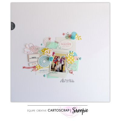 Dies CartoScrap - Set Joie Bonheur