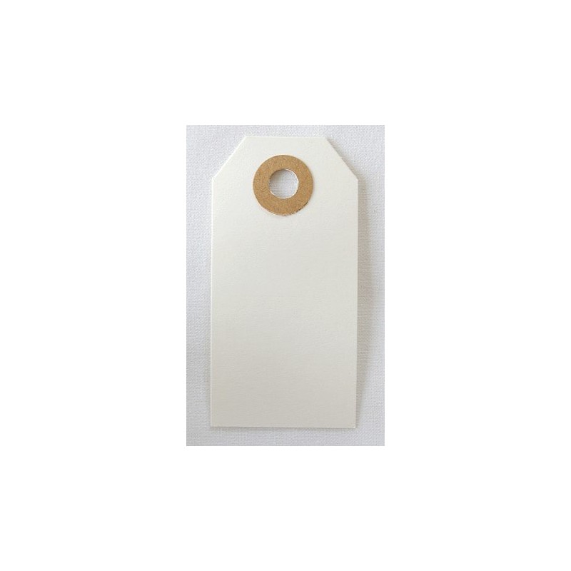 Etiquettes américaines 3.5x7 cm - Blanc (Lot de 10)