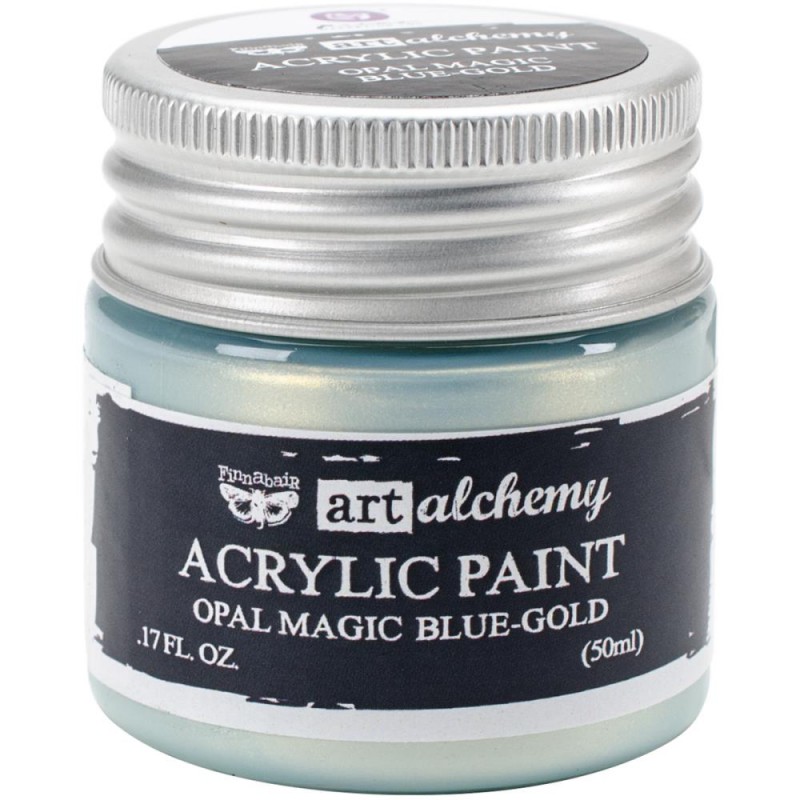 Peinture Art-Alchemy - Opal Magic Blue-Gold