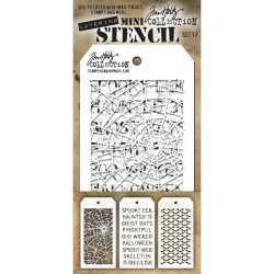 Mini Layered Stencil Tim Holtz - Set 17