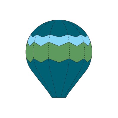 Die Memory Box - Zig Zag Balloon Stripes