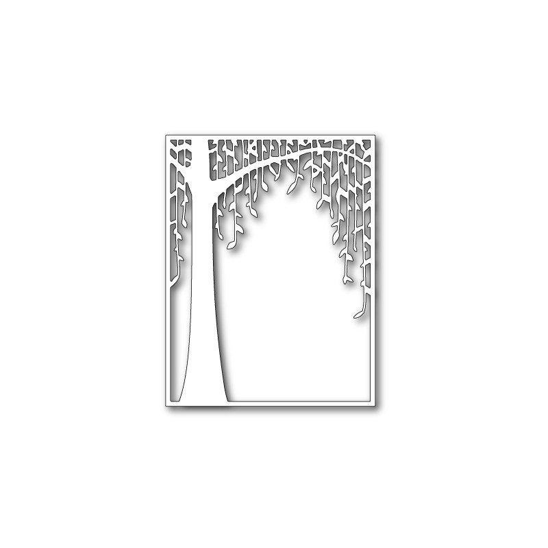 Die Poppystamps - Weeping Willow Tree