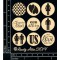 Sujets en carton bois Dusty Attic - Page Pebbles 2