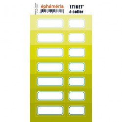 Stickers Ephemeria - 7 nuances de vert anis