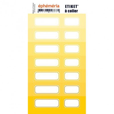 Stickers Ephemeria - 7 nuances de jaune