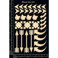 Sujets en carton bois Dusty Attic - Arrows 1