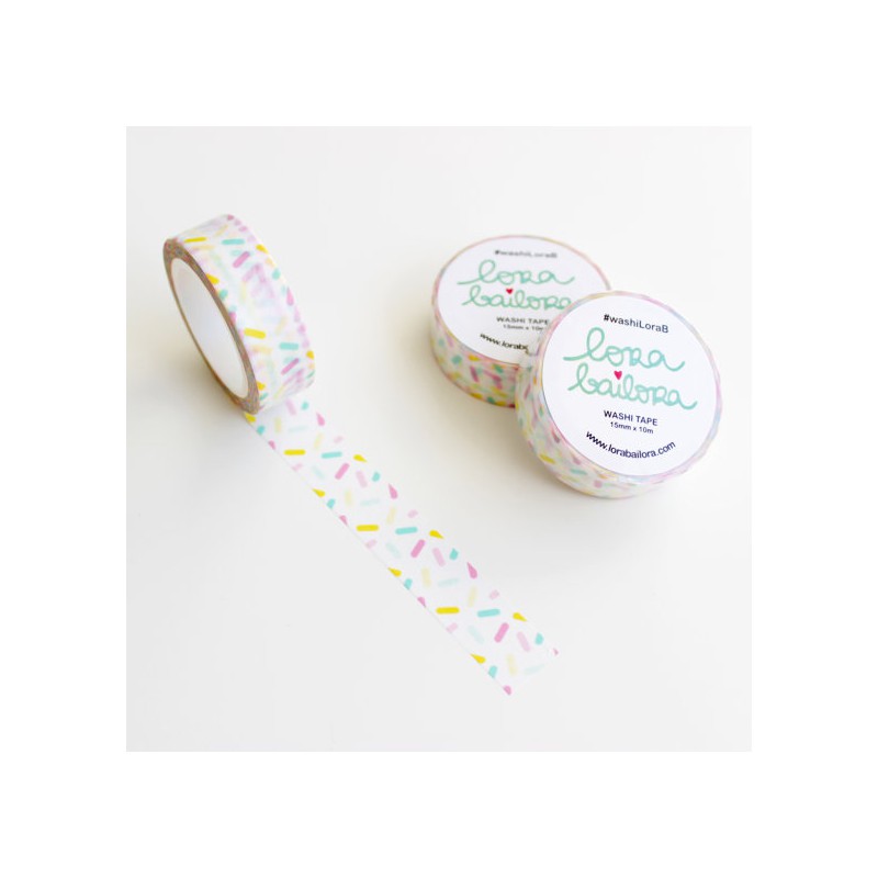 Washi Tape Lora Bailora - Confettis