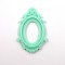 Grand cadre baroque en résine - Vert d'eau Mat