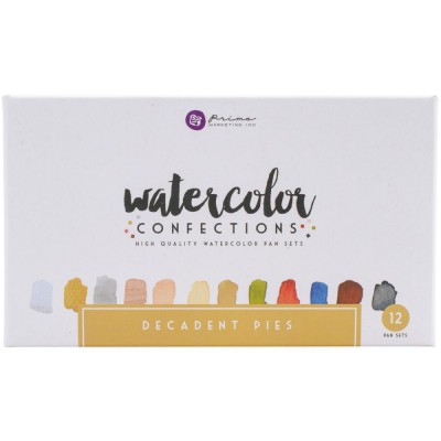 Aquarelles Prima (Watercolor Confections ) - Decadent Pies