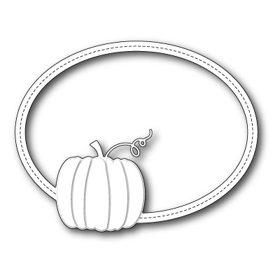 Die Memory Box - Harvest Pumpkin Oval Frame