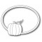 Die Memory Box - Harvest Pumpkin Oval Frame