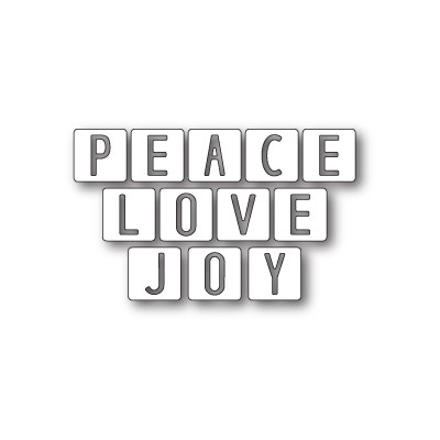 Die Memory Box - Peace Love and Joy Tiles