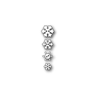 Die Poppystamps - Frosty Snowflake Buttons