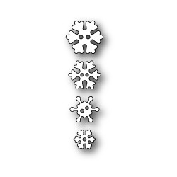 Die Poppystamps - Frosty Snowflake Buttons