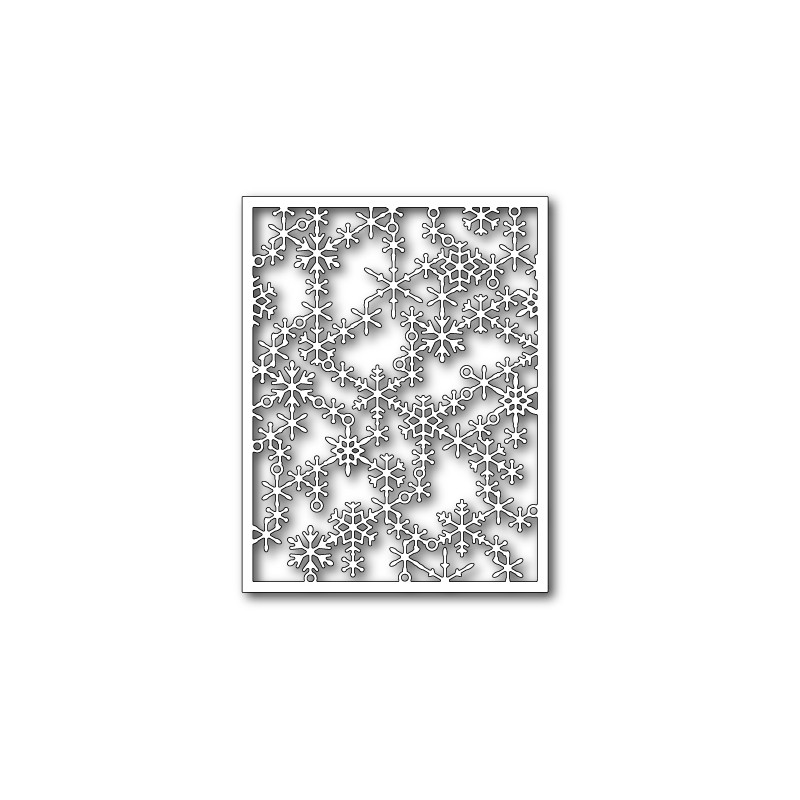 Die Poppystamps - Snowflake Lattice Frame