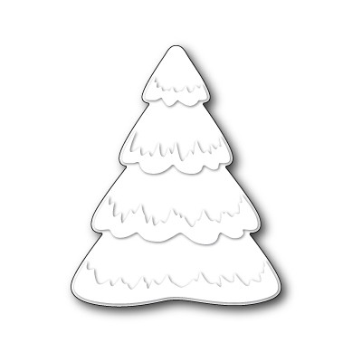 Die Poppystamps - Puffy Snowtree