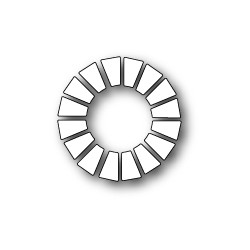 Die Poppystamps - Modern Wreath