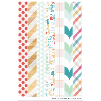 Stickers Evalicious - On Our Way - Washi