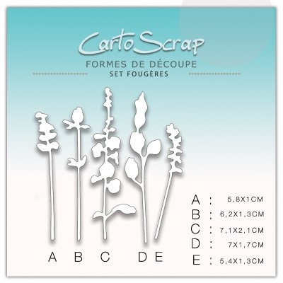 Dies CartoScrap - Set Fougères