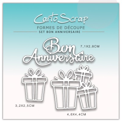 Dies CartoScrap - Set Bon Anniversaire