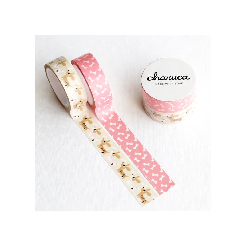 Washi Tape Lora Bailora - Chiens & Os