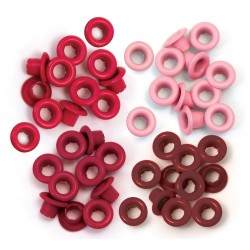 Oeillets Standards 3/16" - Coloris Rouge