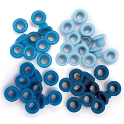 Oeillets Standards 3/16" - Coloris Bleu