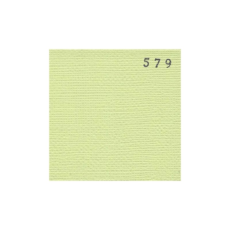 Cardstock texturé canvas - Coloris Vert Tilleul