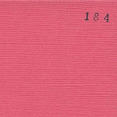 Cardstock texturé canvas - Coloris Rose Pastèque