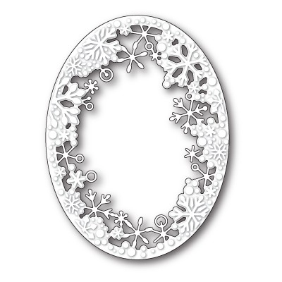 Die Memory Box - Dancing Snowflake Oval