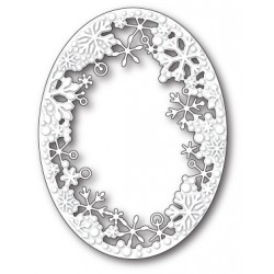 Die Memory Box - Dancing Snowflake Oval