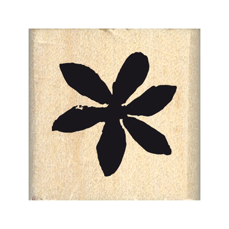 Tampon bois Florilèges - Hello Watercolor - Petite fleur étoilée