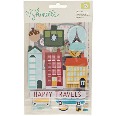 Stickers chipboards Shimelle - Go Now Go