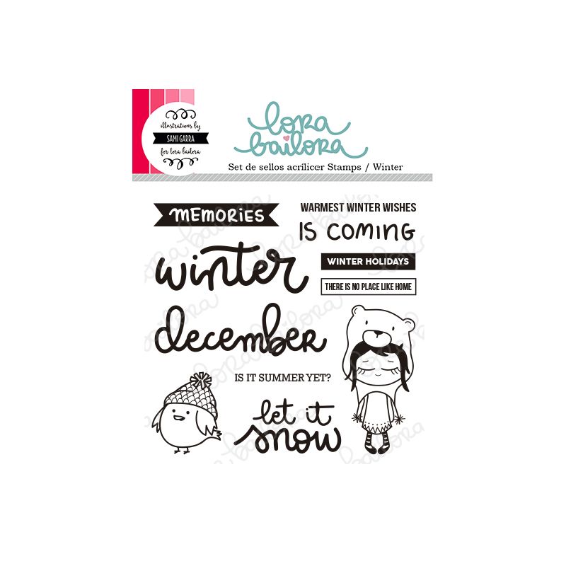 Tampons clear Lora Bailora - Winter