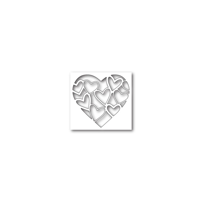 Die Poppystamps - Inlay Heart