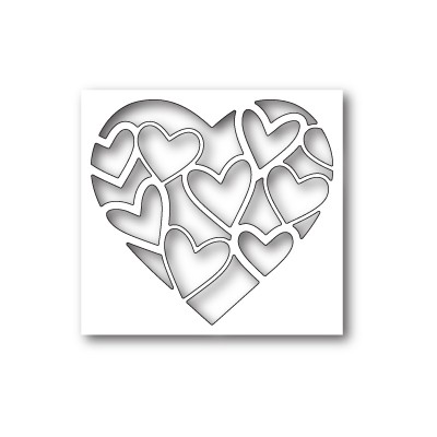 Die Poppystamps - Inlay Heart