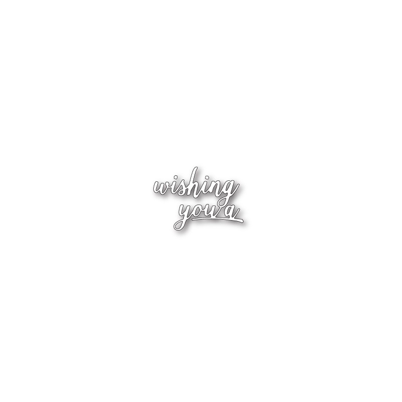 Die Memory Box - Wishing You Manuscript