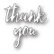 Die Memory Box - Thank You Manuscript