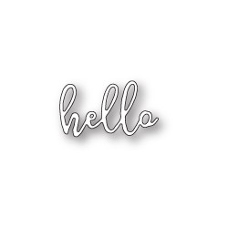 Die Poppystamps - Scribble Hello
