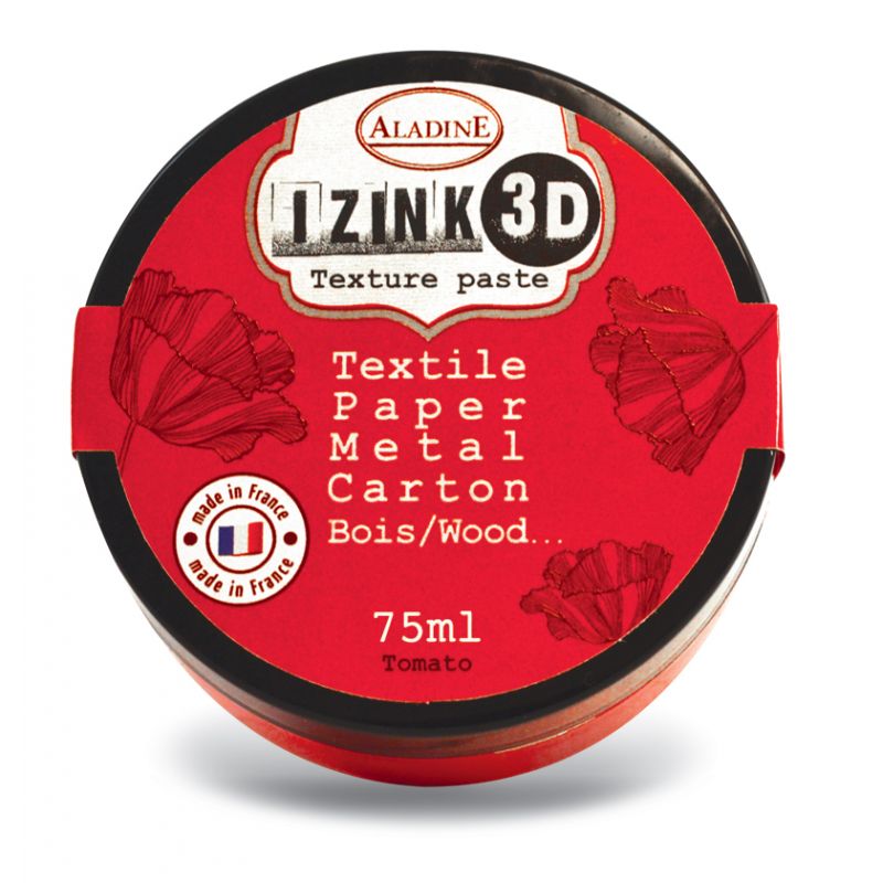 Pâte de texture Izink 3D - Classique - Tomato