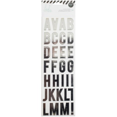 Alphabet Lightbox Heidi Swapp - Argent métallisé