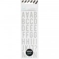 Alphabet Lightbox Heidi Swapp - Argent pailleté