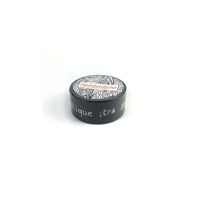 Masking Tape Ephemeria - Mots Hastag Fond Noir