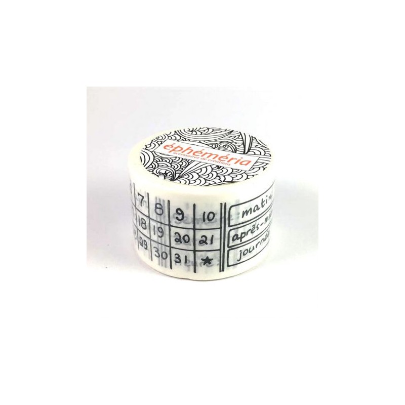 Masking Tape Ephemeria - Calendrier permanent