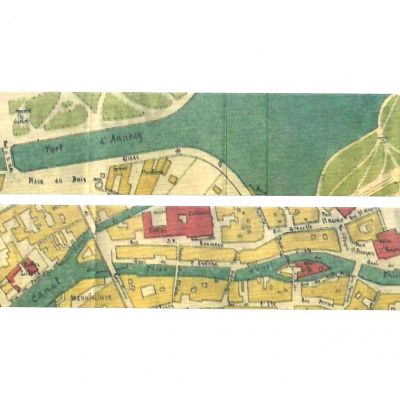 Masking Tape Ephemeria - Carte ancienne