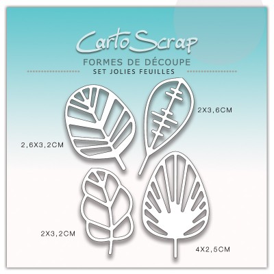 Dies CartoScrap - Set Jolies Feuilles