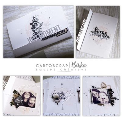 Dies CartoScrap - Set Titres Souvenir