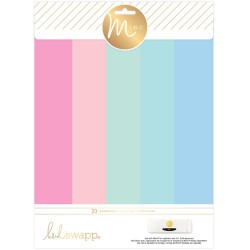 Pack de 20 cardstocks A4 Minc - Pastels