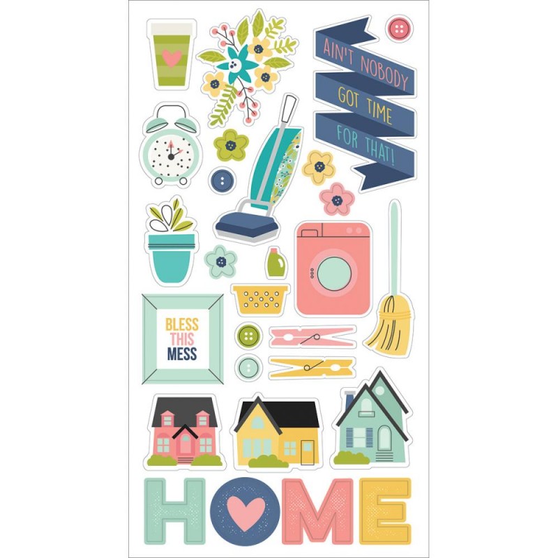 Stickers chipboards - Domestic Bliss